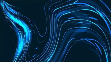 astratto blu bellissimo digitale moderno magico brillante elettrico energia laser neon struttura con Linee e onde strisce, sfondo vettore