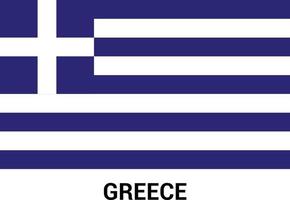 Grecia bandiera design vettore