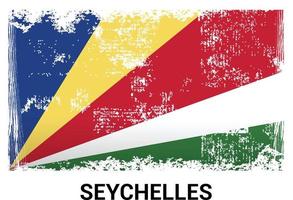 Seychelles bandiere design vettore