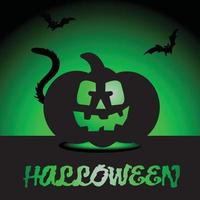 Halloween design con creativo design vettore