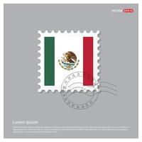 Messico bandiera design vettore