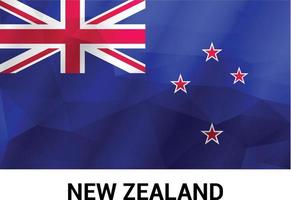 nuovo Zelanda bandiera design vettore