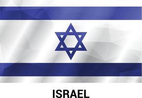 Israele bandiera design vettore