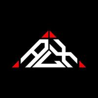 alx lettera logo creativo design con vettore grafico, alx semplice e moderno logo nel triangolo forma.