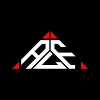 alf lettera logo creativo design con vettore grafico, alf semplice e moderno logo nel triangolo forma.