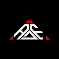 adf lettera logo creativo design con vettore grafico, adf semplice e moderno logo nel triangolo forma.