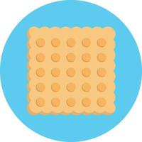 illustrazione vettoriale di biscotti su uno sfondo. simboli di qualità premium. icone vettoriali per il concetto e la progettazione grafica.