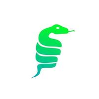 illustrazione vettore grafico di modello logo icona verde serpente