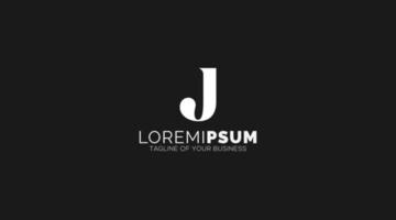 creativo e moderno j lettera logo icona vettore elemento forma