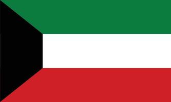 Kuwait nazionale bandiera vettore illustrazione