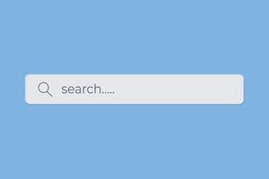 ricerca bar modello con lente d'ingrandimento icona vettore