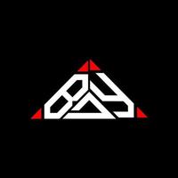 bdi lettera logo creativo design con vettore grafico, bdi semplice e moderno logo nel triangolo forma.