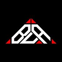 bua lettera logo creativo design con vettore grafico, bua semplice e moderno logo nel triangolo forma.