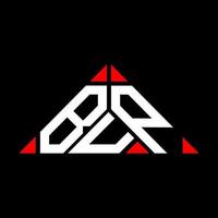 bup lettera logo creativo design con vettore grafico, bup semplice e moderno logo nel triangolo forma.