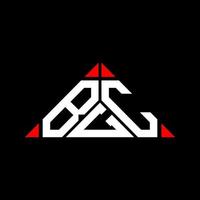 bgc lettera logo creativo design con vettore grafico, bgc semplice e moderno logo nel triangolo forma.