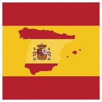 Spagna indipendenza giorno design carta vettore