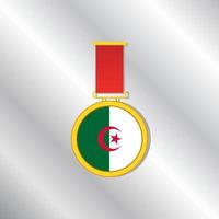 illustrazione di algeria bandiera modello vettore