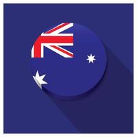 Australia bandiera design vettore