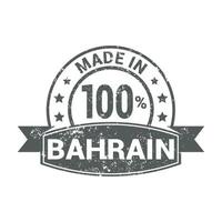 bahrain francobollo design vettore