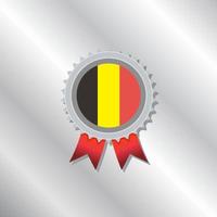 illustrazione di Belgio bandiera modello vettore