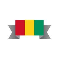 illustrazione di Guinea bandiera modello vettore