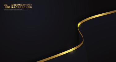 astratto lusso oro con classico buio blu elemento decorativo sfondo. illustrazione vettore eps10