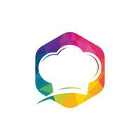capocuoco logo design. cucinare cappello icona. vettore simbolo per menù ristorante bar bistro.