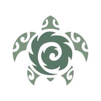 maori polinesiano etno tribale boho stile tartaruga. tartaruga logo grafico design concetto. modificabile mare tartaruga elemento, può essere Usato come logotipo, icona, modello nel ragnatela e Stampa vettore