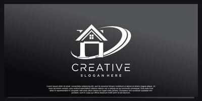 lettera h logo con creativo astratto concetto premio vettore