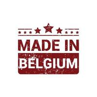 Belgio francobollo design vettore