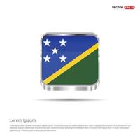 Salomone isole bandiera design vettore
