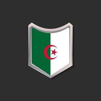 illustrazione di algeria bandiera modello vettore