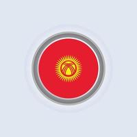 illustrazione di Kyrgyzstan bandiera modello vettore