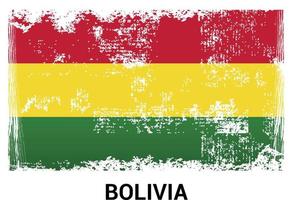 Bolivia bandiera design vettore