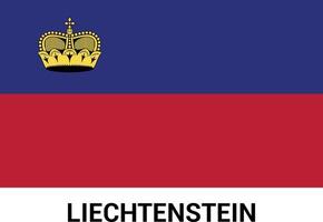 liechtenstein bandiere design vettore