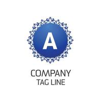 alfabetico logo design con creativo tipografia vettore