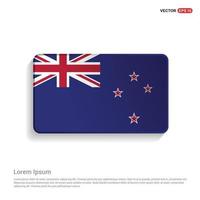 nuovo Zelanda bandiera design vettore