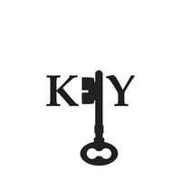 il chiave logo vettore design