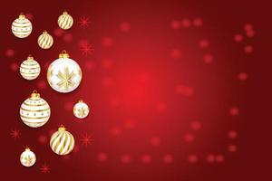 oro Natale e nuovo anno tipografici su bianca sfondo con inverno paesaggio orizzontale nuovo anno sfondo, intestazioni, manifesti, carte, sito web.vettore illustrazione vettore