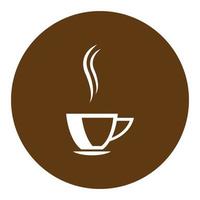 caffè tazza logo Vektor vettore
