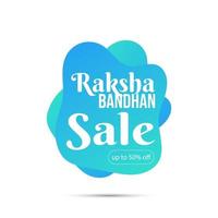 rakhi decorativo per raksha bandhan vettore