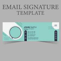 e-mail firma o e-mail footer vettore