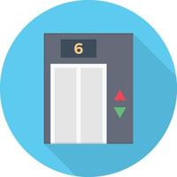 illustrazione vettoriale dell'ascensore su uno sfondo. simboli di qualità premium. icone vettoriali per il concetto e la progettazione grafica.