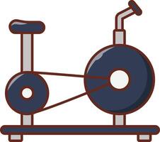 illustrazione vettoriale in bicicletta su uno sfondo. simboli di qualità premium. icone vettoriali per il concetto e la progettazione grafica.