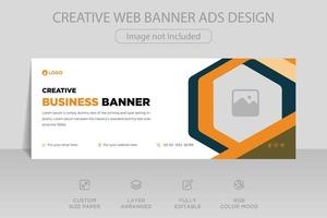 aziendale attività commerciale sociale media copertina inviare astratto professionale sito web piatto design bandiera modello vettore