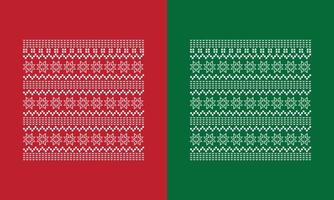 Natale maglione modello festivo pixel vettore