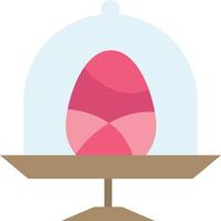 disco uovo cibo Pasqua piatto colore icona vettore icona bandiera modello