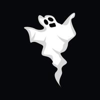 fantasma logo disegno, Halloween icona, Halloween costume illustrazione, celebrazione bandiera modello vettore