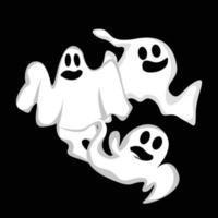 fantasma logo disegno, Halloween icona, Halloween costume illustrazione, celebrazione bandiera modello vettore