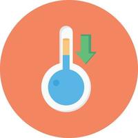 temperatura giù vettore illustrazione su un' sfondo.premio qualità simboli.vettore icone per concetto e grafico design.